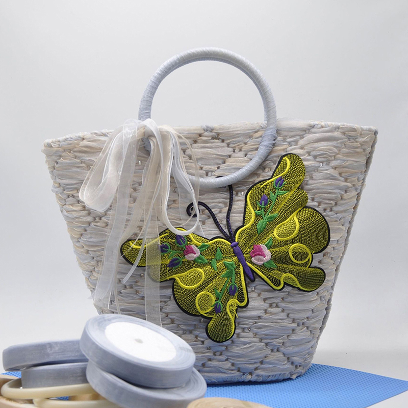 Embroidery Sheet - Embroidery Bucket Bag Auxiliary Knitting Sewing