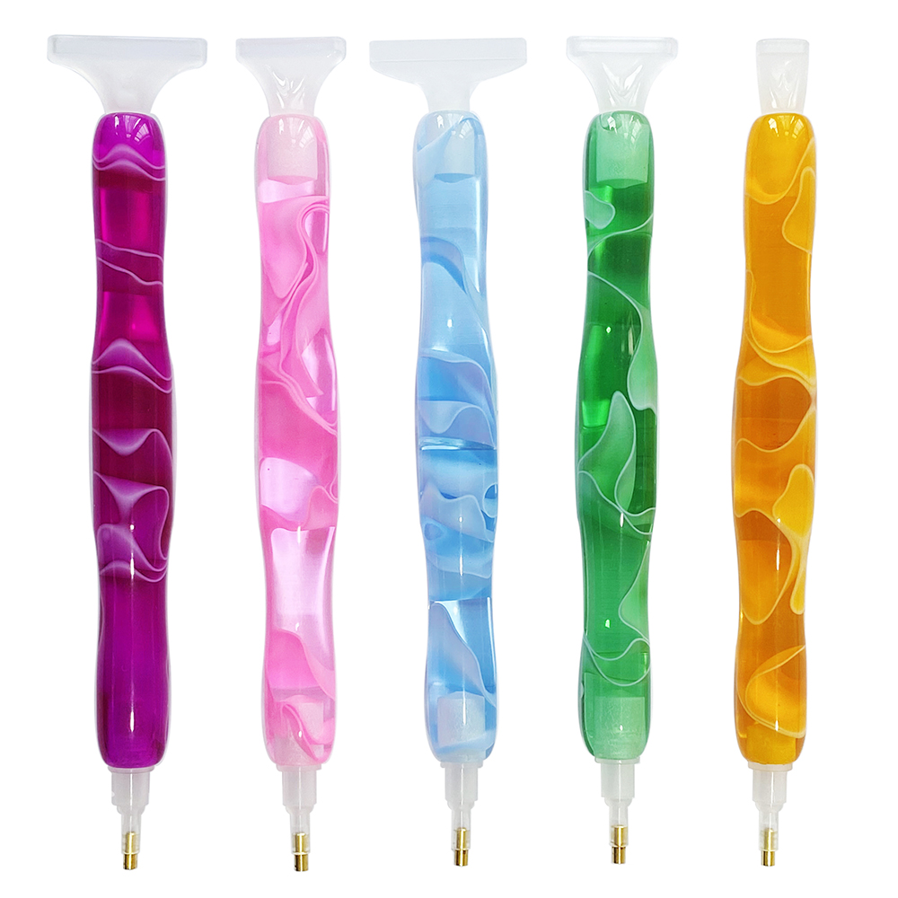 Embroidery Details - Color Resin Diamond Painting Pen with
