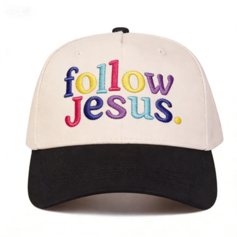Follow Jesus Letter Embroidery - Embroidery Jesus ulasan dan harga