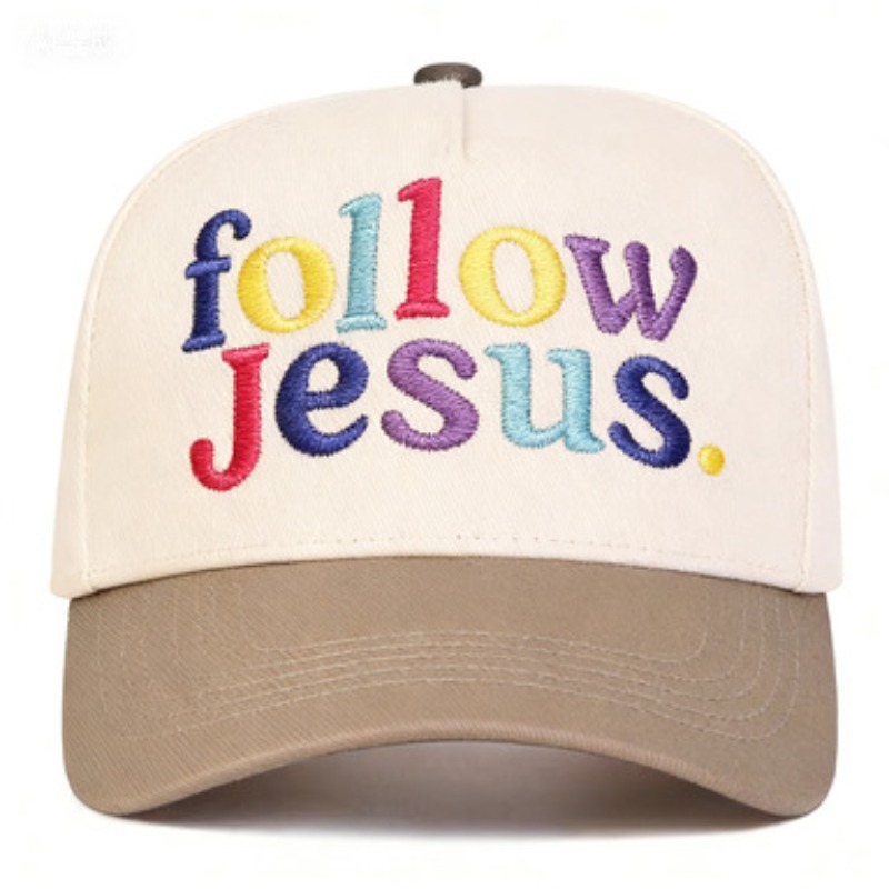 Follow Jesus Letter Embroidery - Embroidery Jesus ulasan dan harga
