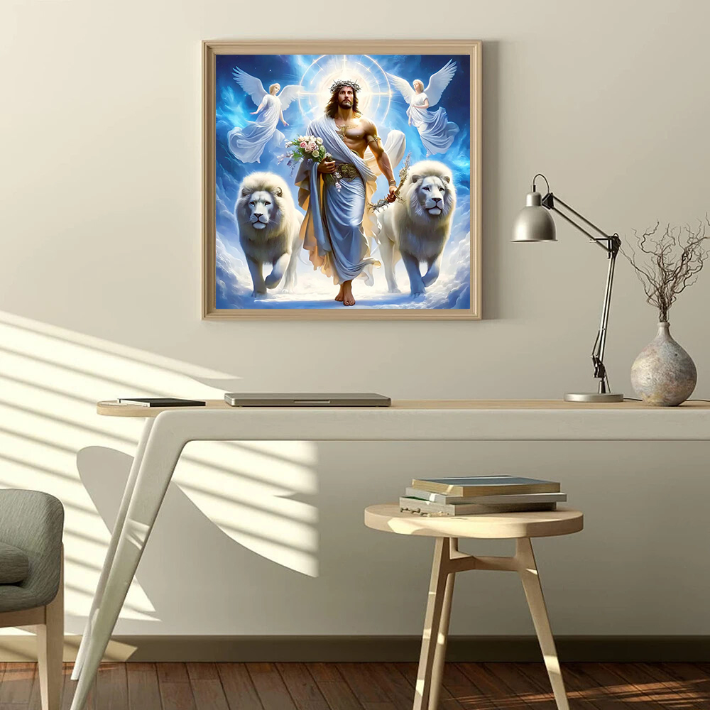 Jesus Religion Diamond Paintin - Embroidery Jesus ulasan dan harga