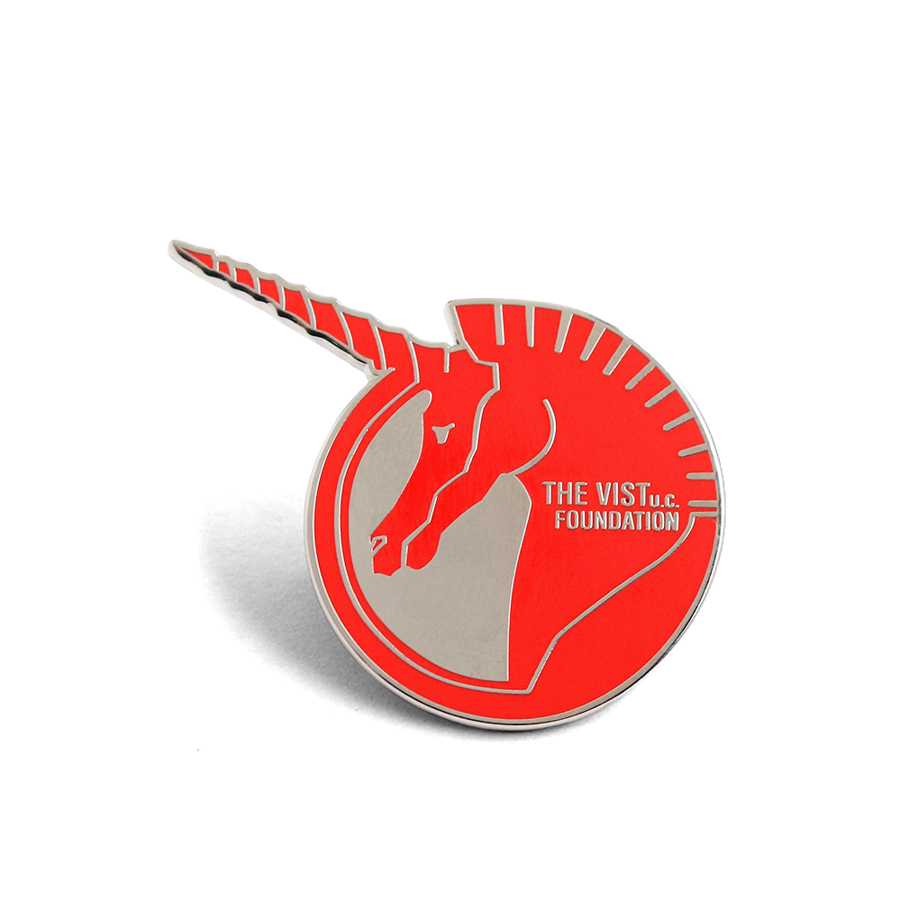 Vist Foundation Logo Enamel Pi - Embroidery Unicorn ulasan dan harga