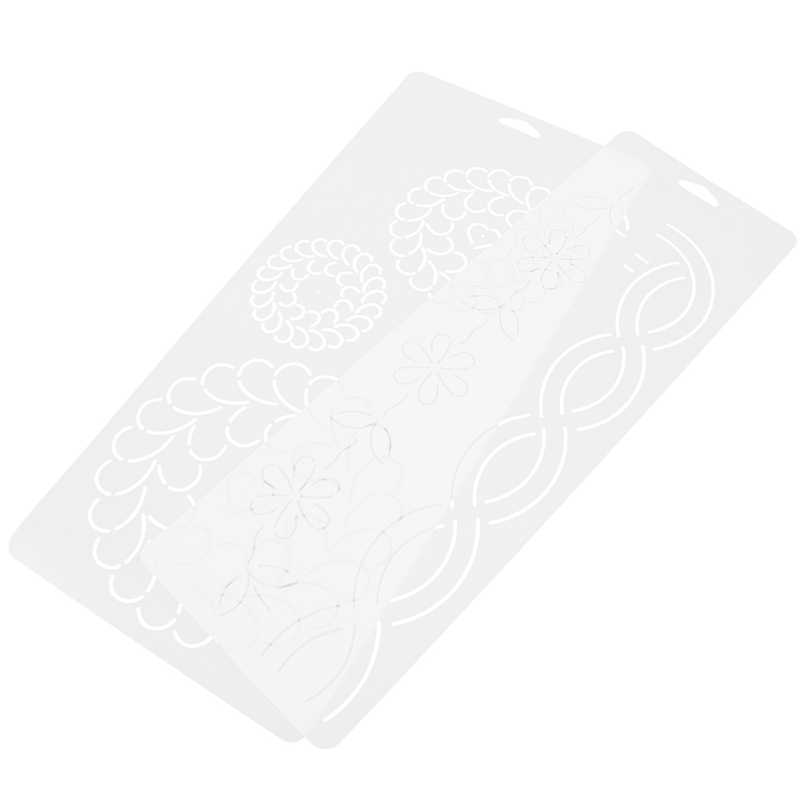 2Pcs Quilting Templates Set Tr - Embroidery Tools ulasan dan harga
