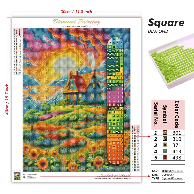 5D Diamond Painting Kit The Vi - Embroidery Jesus ulasan dan harga