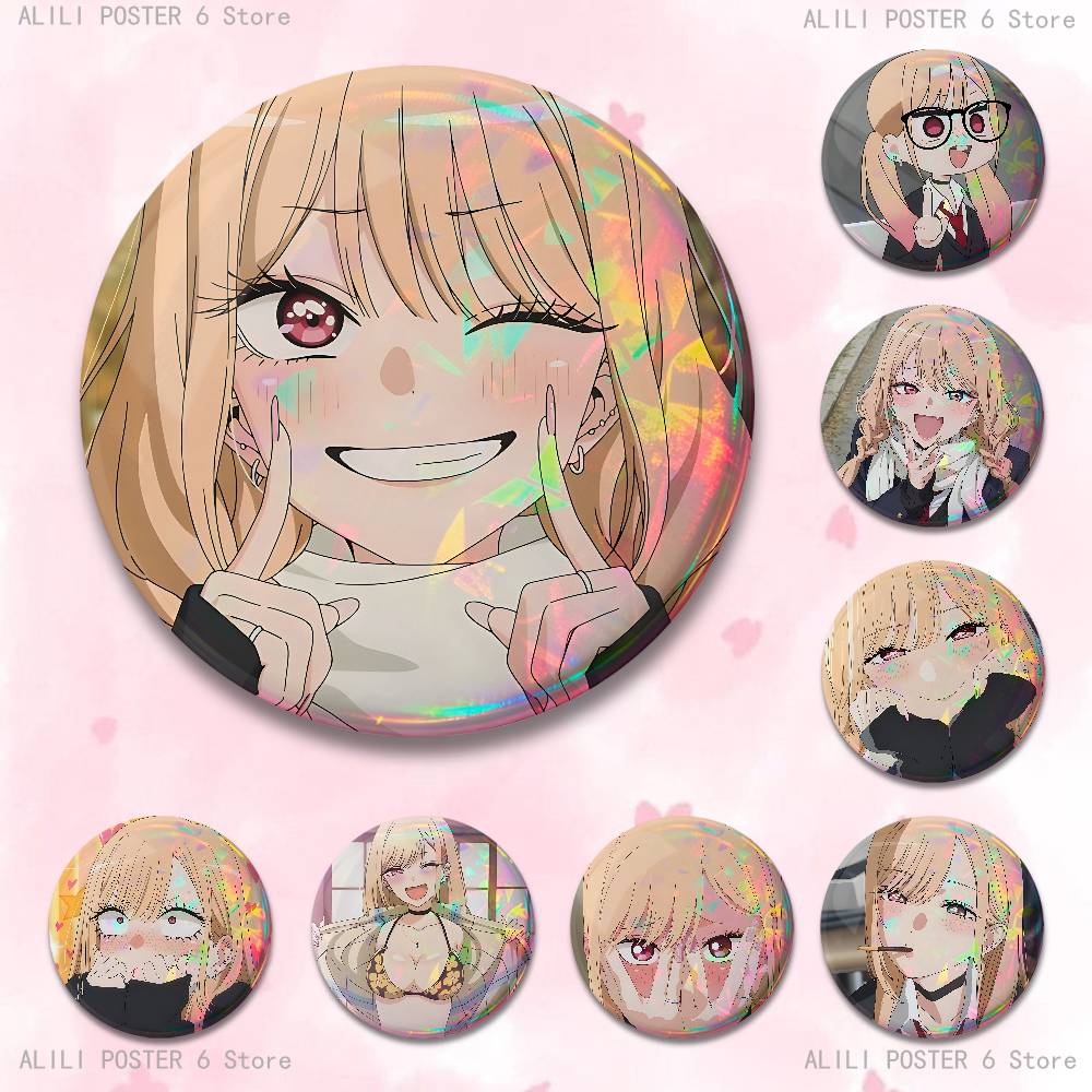 M-Marin Kitagawa Badges 25 32  - Embroidery Whale ulasan dan harga