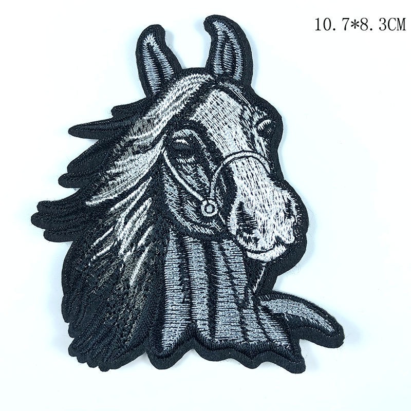 Horse Head Adhesive Embroidery - Embroidery Unicorn ulasan dan harga