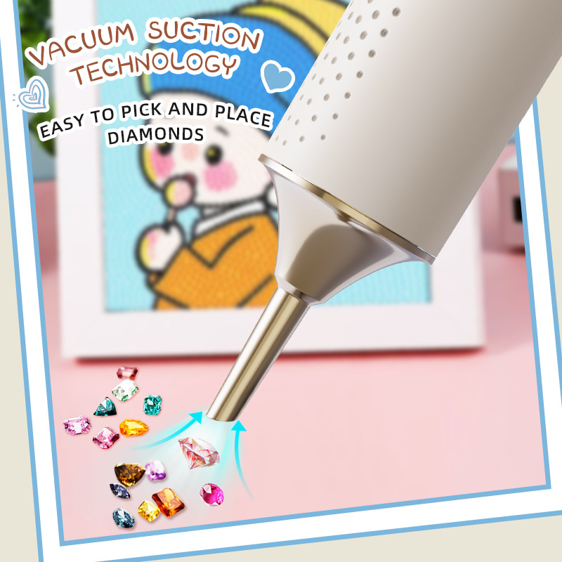 Vacuum Diamond Art Pen Wireles - Embroidery Details ulasan dan harga