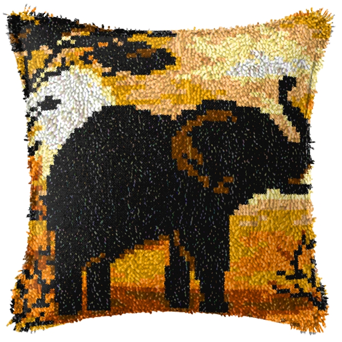 Elephant Horse Animal Latch Ho - Embroidery Kit Set ulasan dan harga