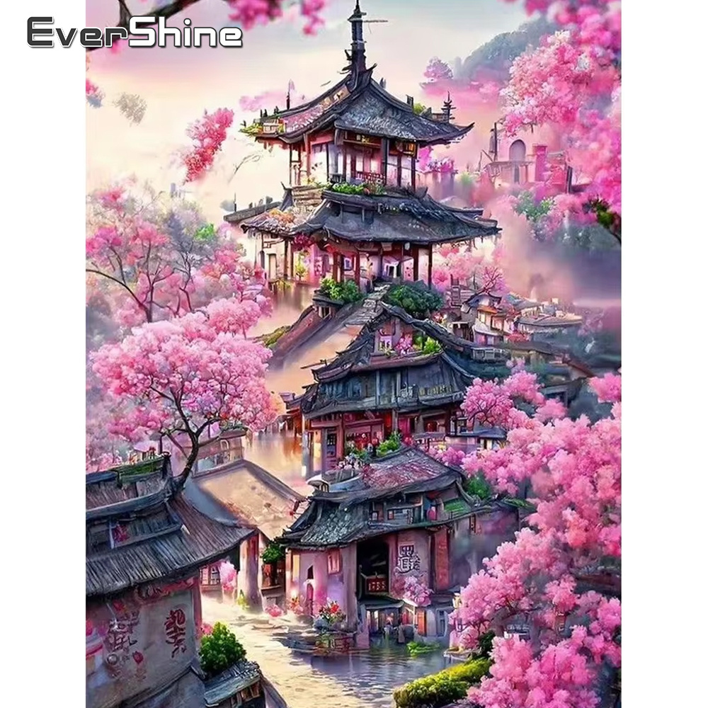 Evershine Full Square Diamond  - Embroidery Kit Set ulasan dan harga