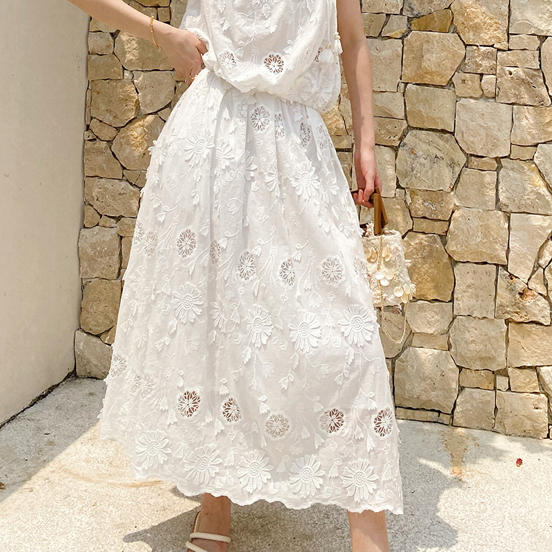 French Style Boho Embroidery B - Embroidery Eyelet ulasan dan harga