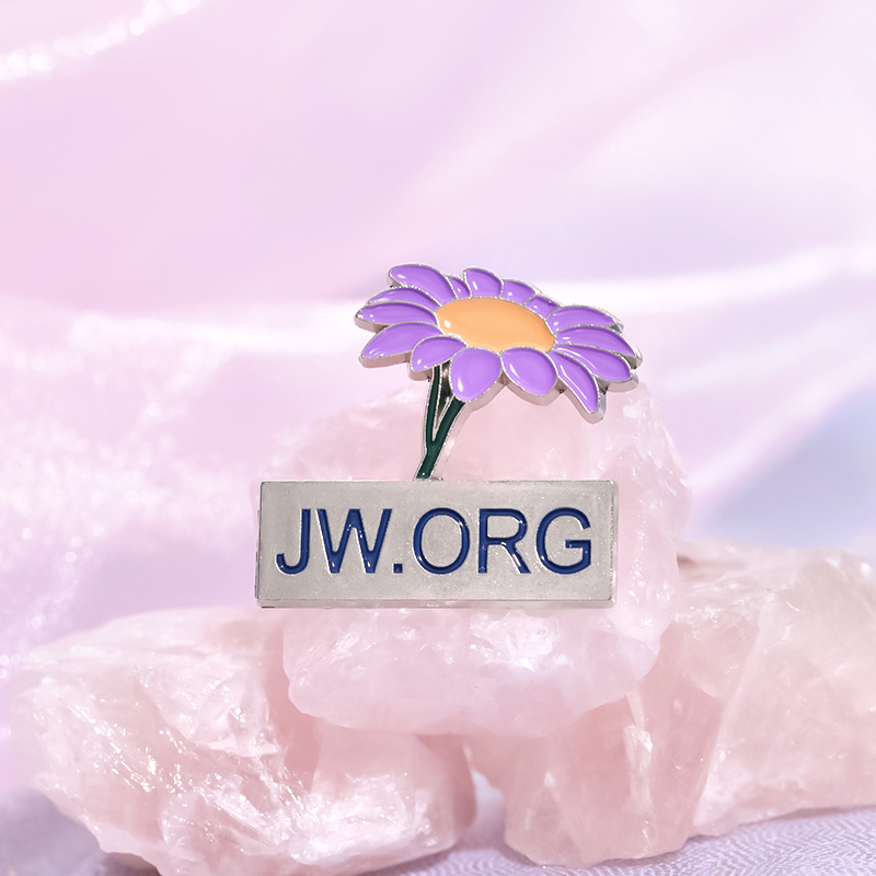 JW.ORG Jesus Flower Enamel Pin - Embroidery Jesus ulasan dan harga